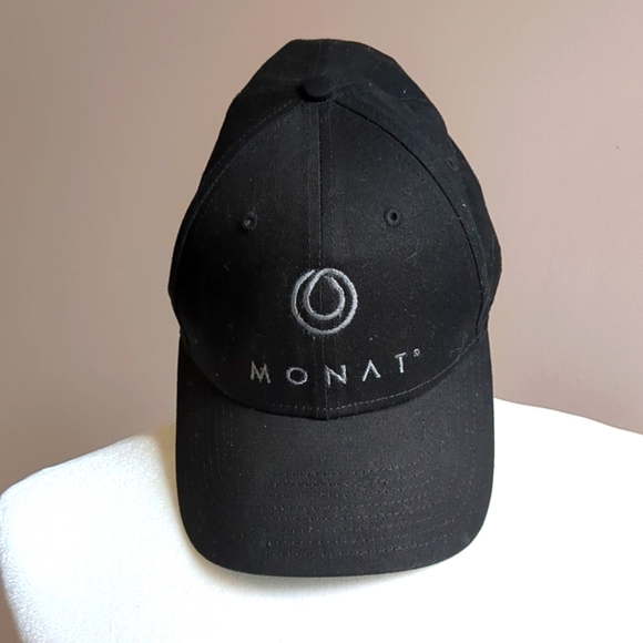New Era Accessories - MONAT - Black Embroidered Ball Cap